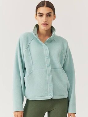 Outdoor Voices Refleece Snap Jacket